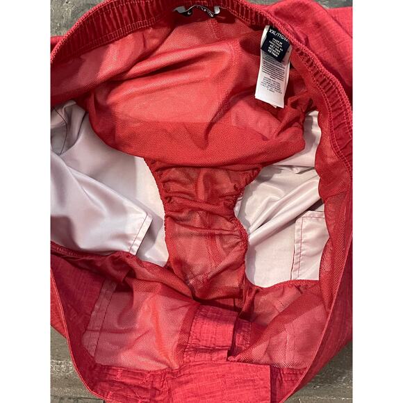 Chaps Men’s Red Drawcord Waist Swim Board Shorts Size XXL - Picture 3 of 11